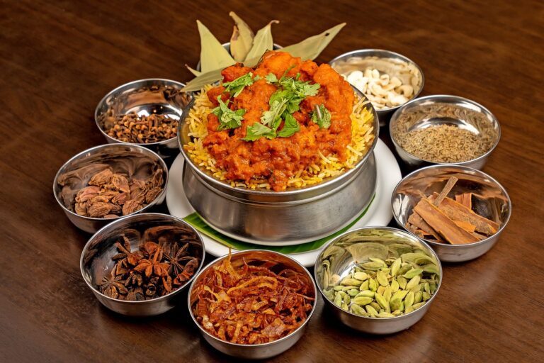 spices, biryani, indian cuisine